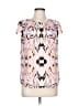 J.Crew 100% Polyester Pink Short Sleeve Blouse Size 10 - photo 1