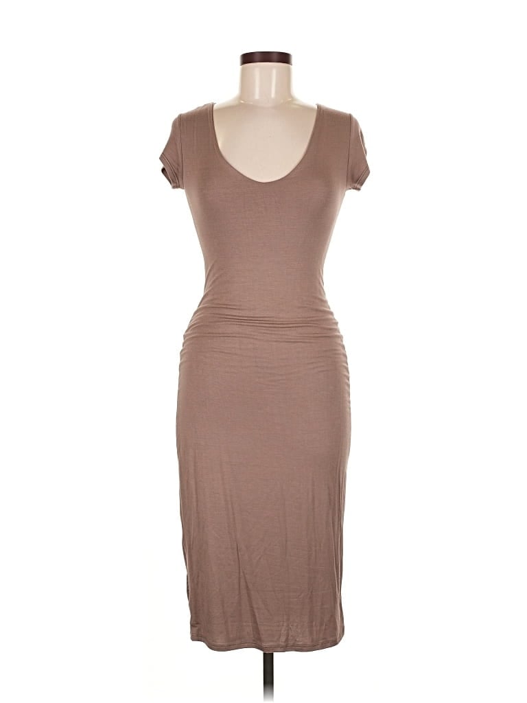 Pre-owned See You Monday Casual Dress In Brown
