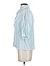 Dylan Blue 3/4 Sleeve Button-Down Shirt Size XS - photo 5