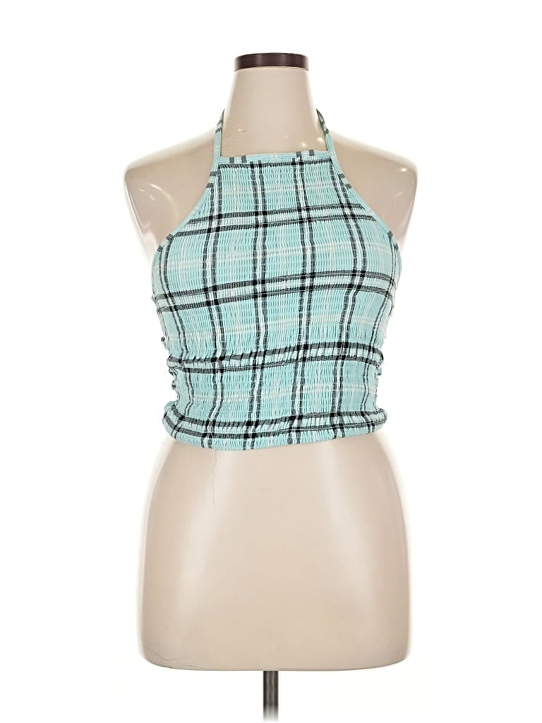 RUE21 Pre-owned Sleeveless Blouse In Blue