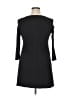 Robert Louis Solid Black Casual Dress Size XL - photo 2
