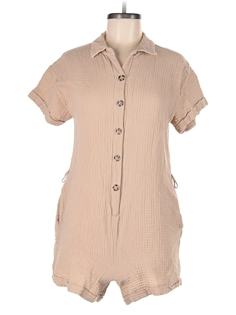 Pre-owned Lush Romper In Brown