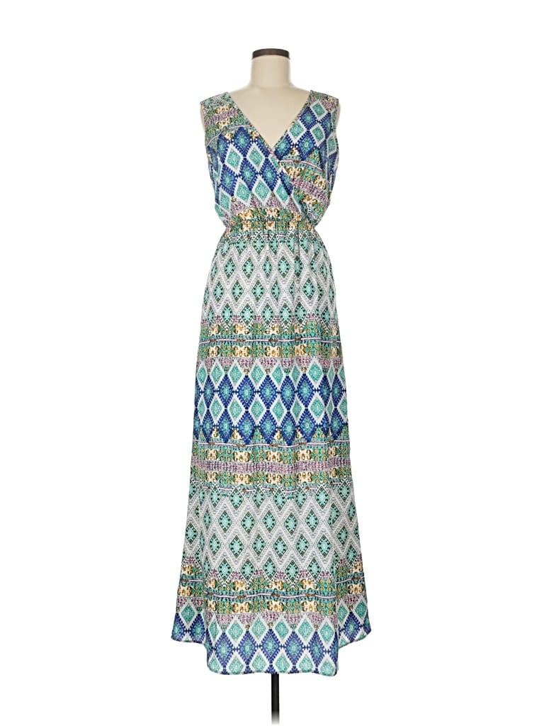 Pre-owned Assorted Brands Casual Dress In Green