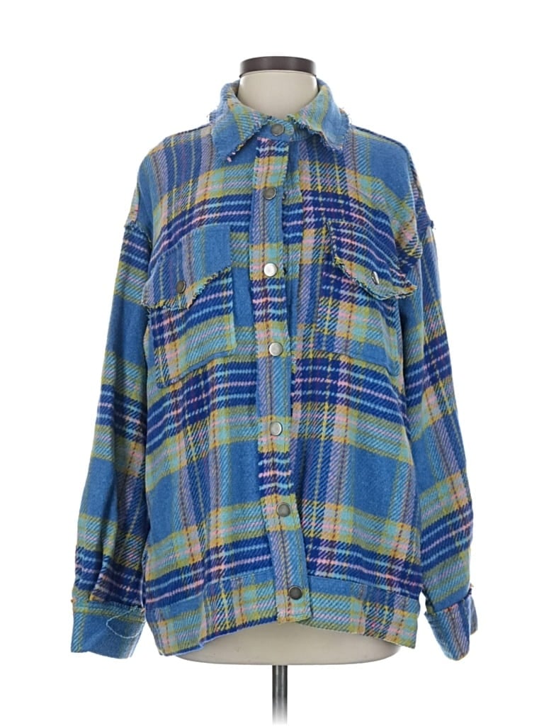 Pre-owned La Miel Fleece Jacket In Blue