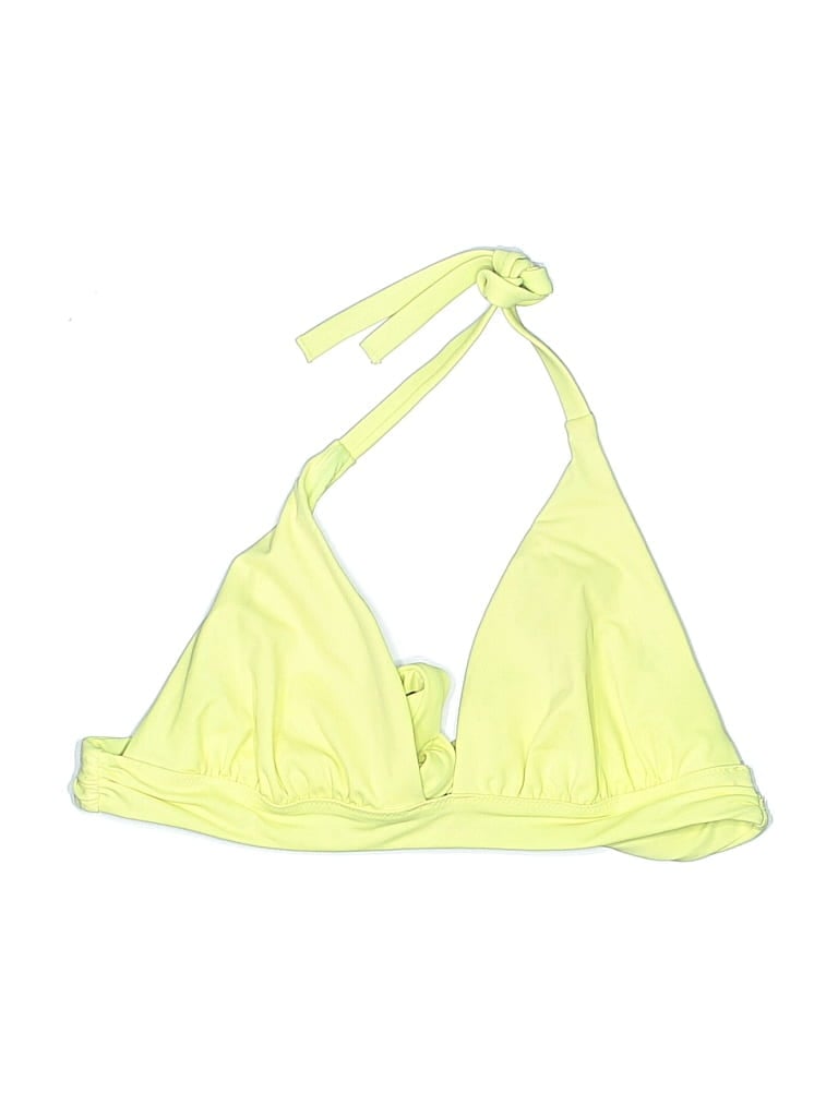 Click to view more detailed imagery on our partner's website Pre-owned Victoria's Secret Swimsuit Top Yellow Swimwear