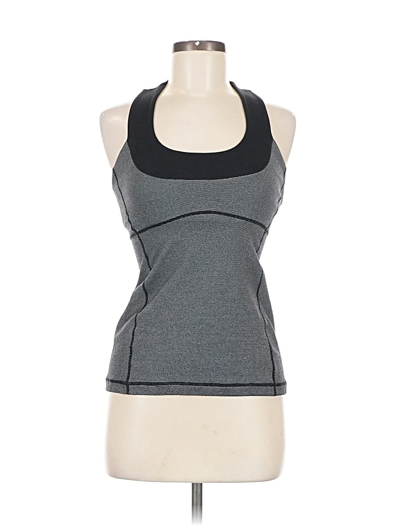 Pre-owned Lululemon Athletica Active Tank Top In Black
