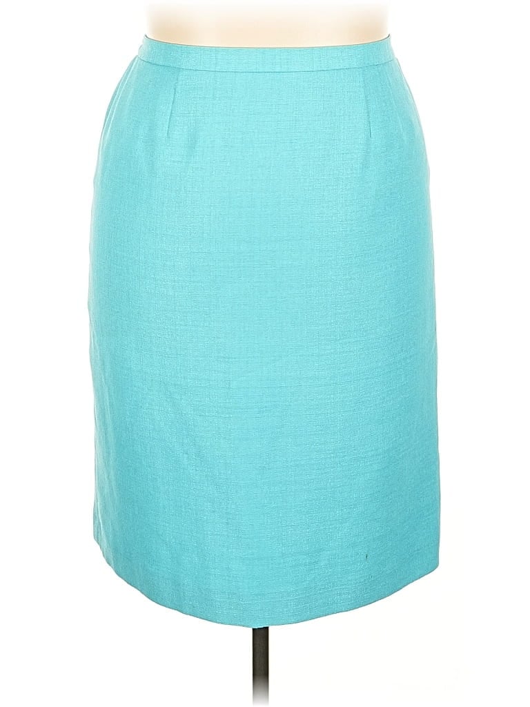 Pre-owned Le Suit Casual Skirt In Blue