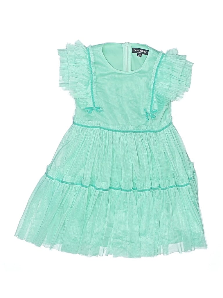 Pre-owned Neon Rebels Kids' Dress In Green