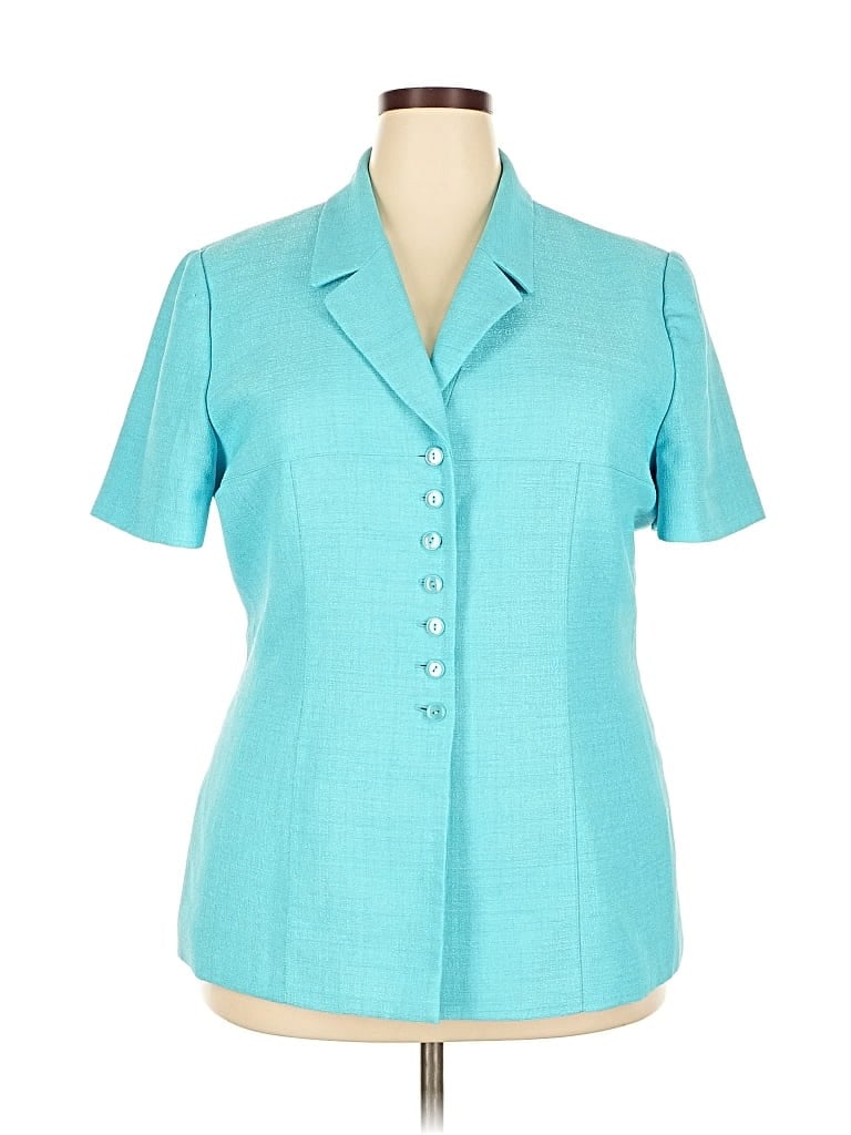 Pre-owned Le Suit Blazer Jacket In Blue