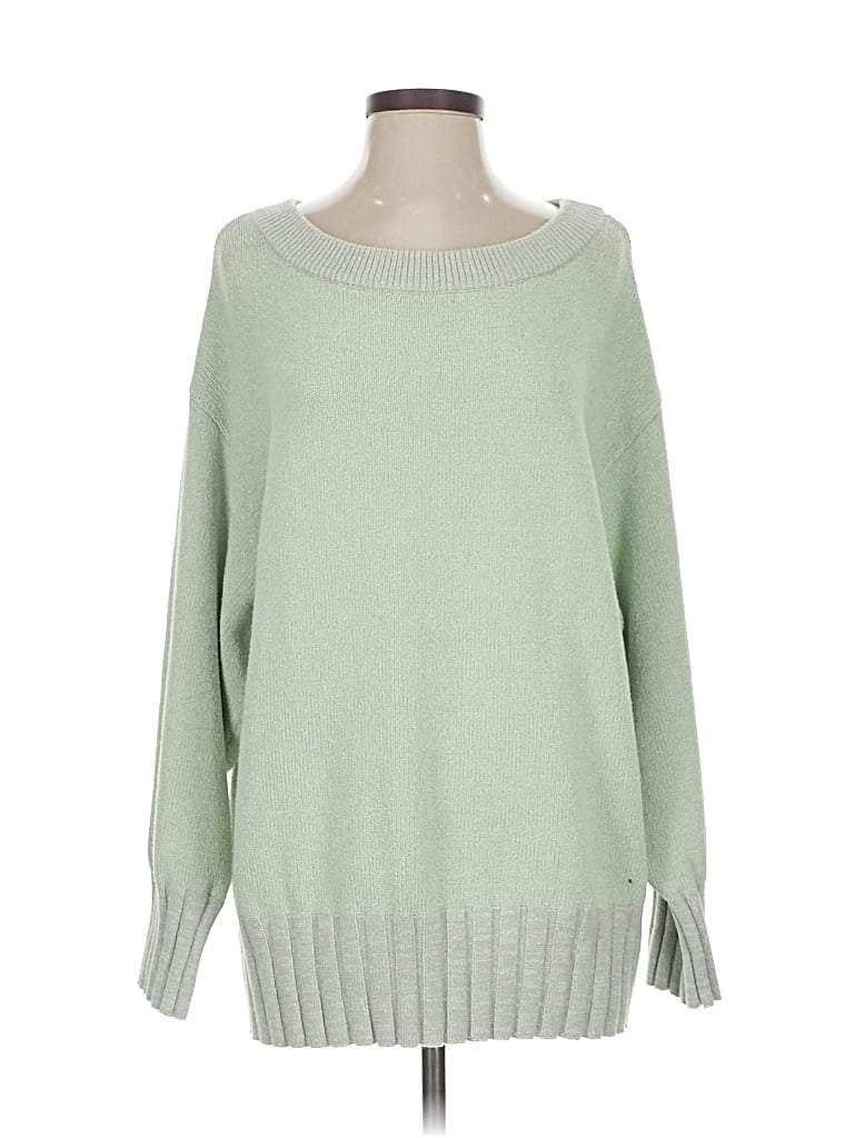 FREE PEOPLE Pre-owned Pullover Sweater In Green