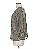 Bobeau 100% Polyester Gray 3/4 Sleeve Blouse Size M - photo 5