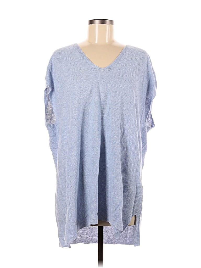 Pre-owned Eileen Fisher Pullover Sweater In Blue