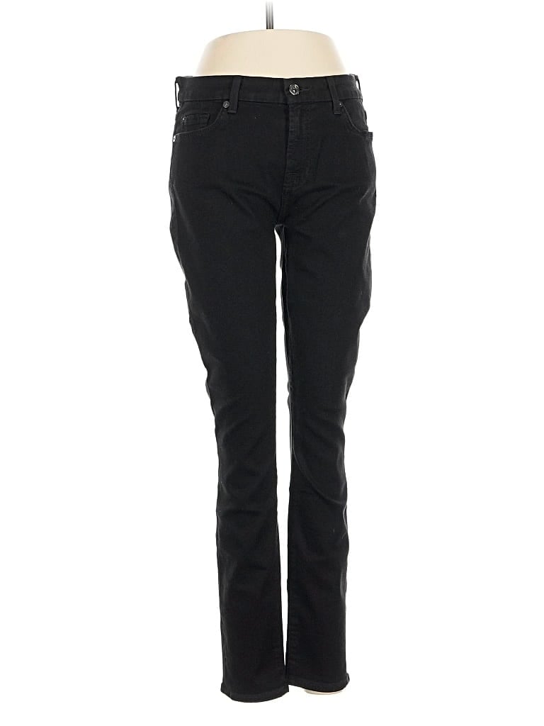 Pre-owned 7 For All Mankind Jeans In Black