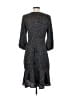 Sam Edelman 100% Polyester Print Black Cocktail Dress Size 4 - photo 2