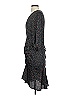 Sam Edelman 100% Polyester Print Black Cocktail Dress Size 4 - photo 5