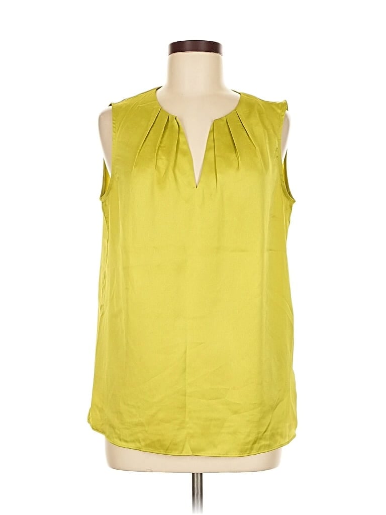 BANANA REPUBLIC Pre-owned Sleeveless Blouse In Yellow