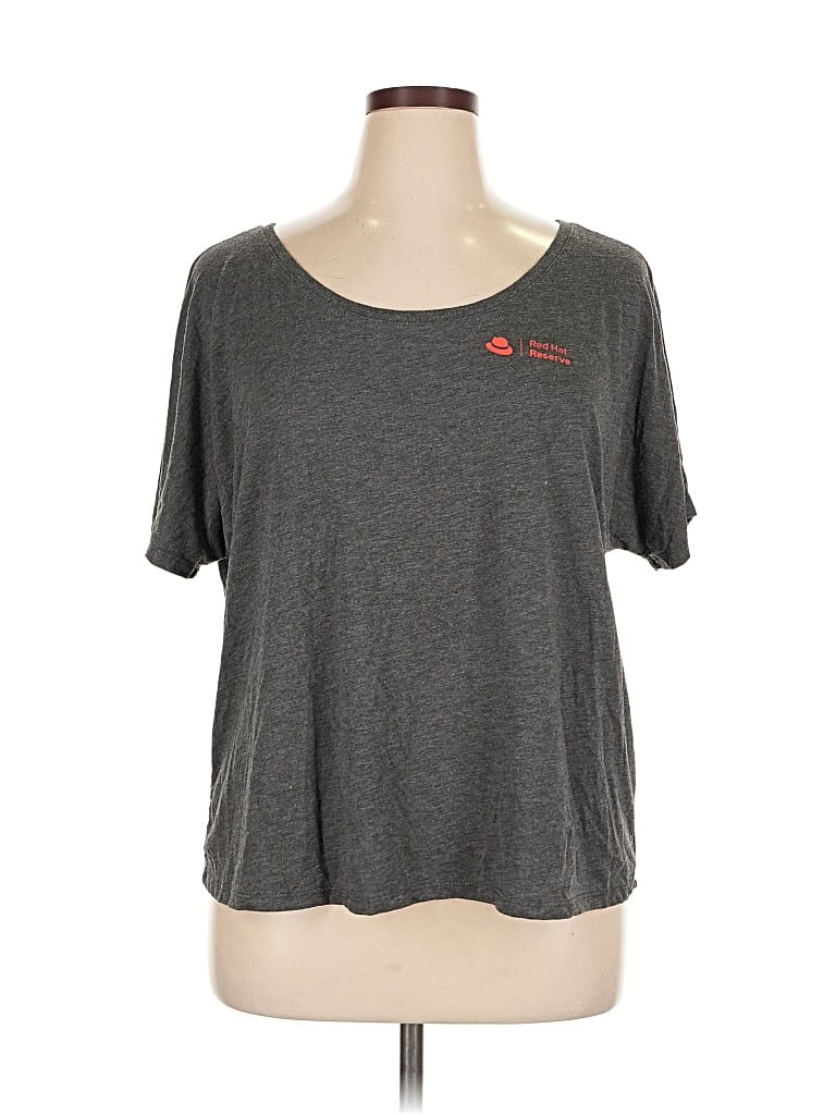 Pre-owned Bella+canvas Short Sleeve T-shirt In Gray