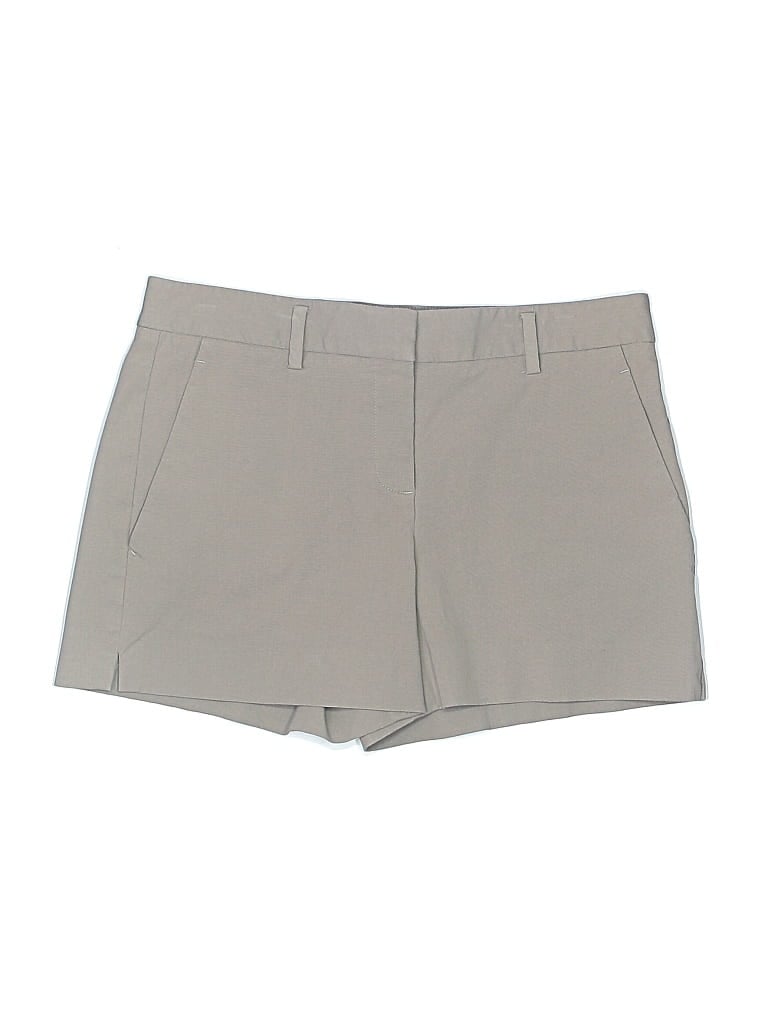 Pre-owned Theory Khaki Shorts In Gray