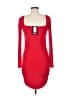 Assorted Brands Solid Red Cocktail Dress Size 6 - photo 2