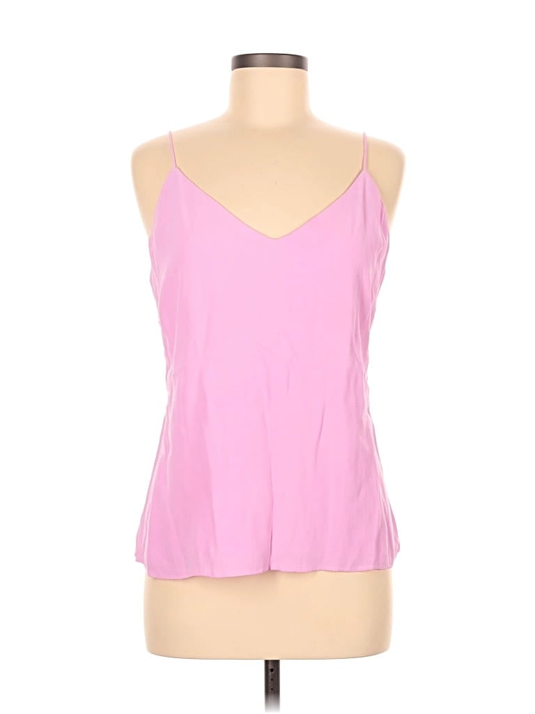 Something Navy Tank Top Pink Strapless Neckline Tops