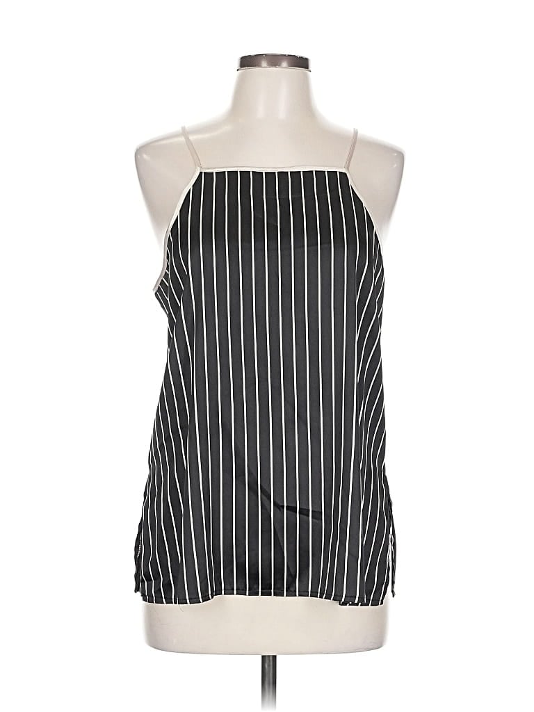 Pre-owned Nicole Miller Sleeveless Blouse In Black