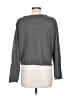 Lauren Vidal Metallic Silver Pullover Sweater Size L - photo 2