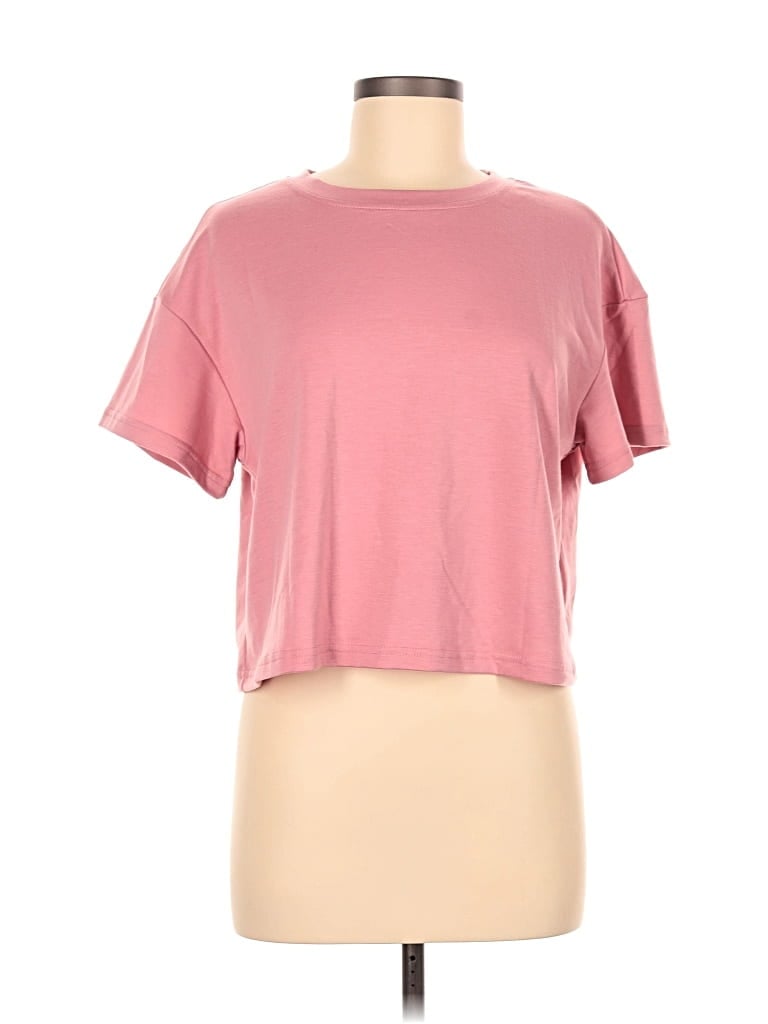 Pre-owned Unbranded Short Sleeve T-shirt In Pink