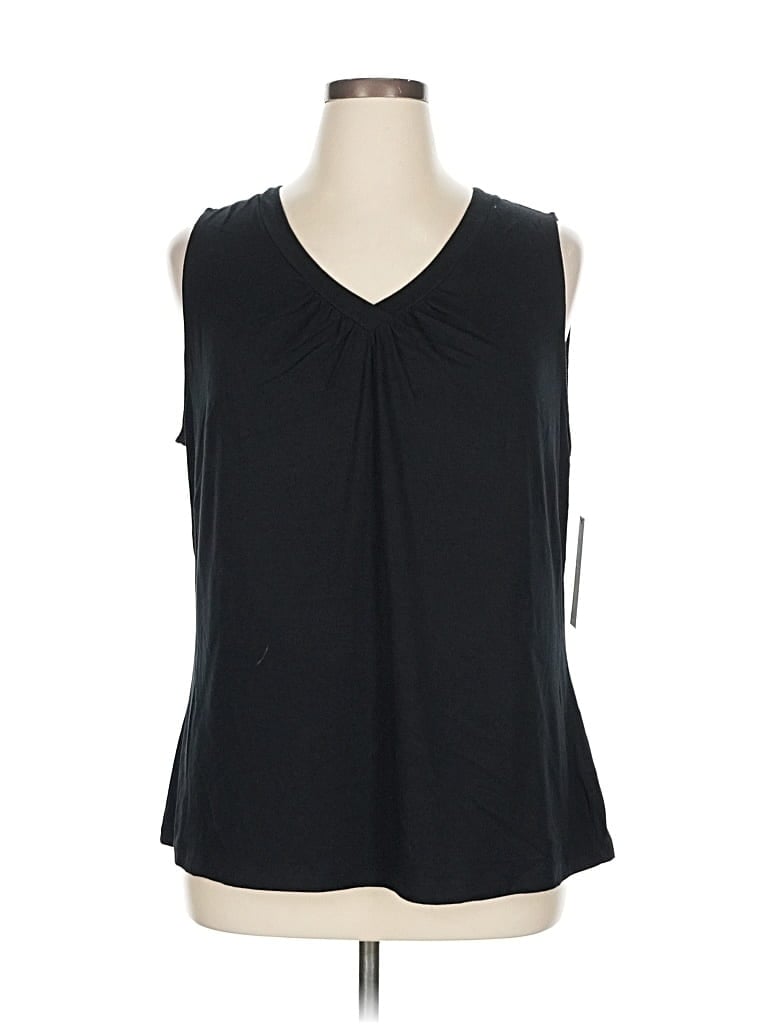Pre-owned Apt. 9 Sleeveless T-shirt In Black