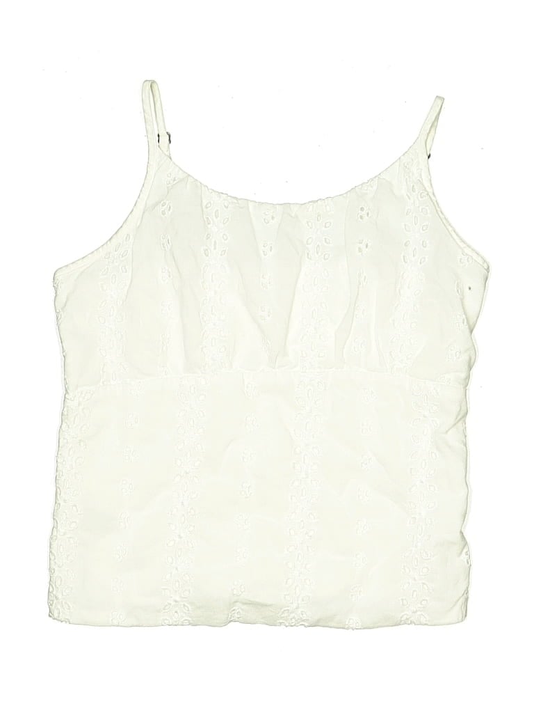 Pre-owned Abercrombie Kids' Sleeveless Blouse In White
