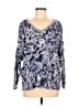 Juicy Couture 100% Polyester Blue Long Sleeve Blouse Size M - photo 1