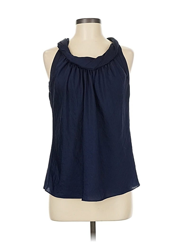 Pre-owned Talbots Sleeveless Blouse In Blue