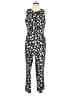 Vince Camuto Graphic Black Jumpsuit Size 6 - photo 1