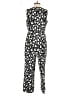 Vince Camuto Graphic Black Jumpsuit Size 6 - photo 2