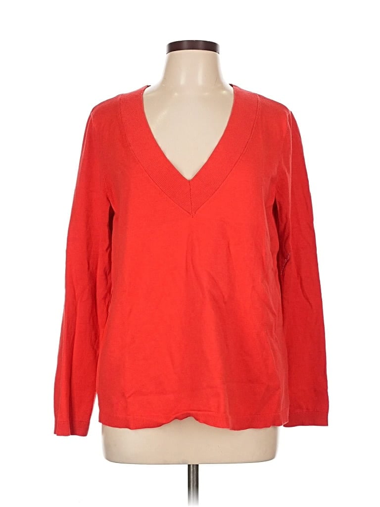 Click to view more detailed imagery on our partner's website Pre-owned Talbots Pullover Sweater In Red