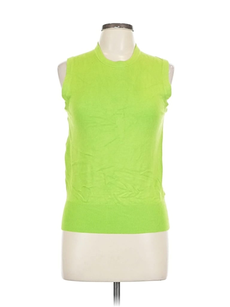 Click to view more detailed imagery on our partner's website Pre-owned Zara Sweater Vest In Green