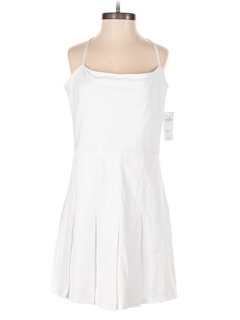 Abercrombie & Fitch Casual Dress In White