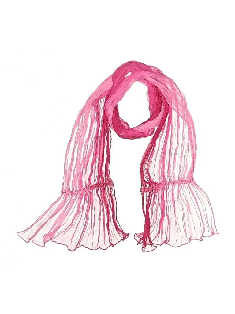 Pre-owned Unbranded Scarf In Pink