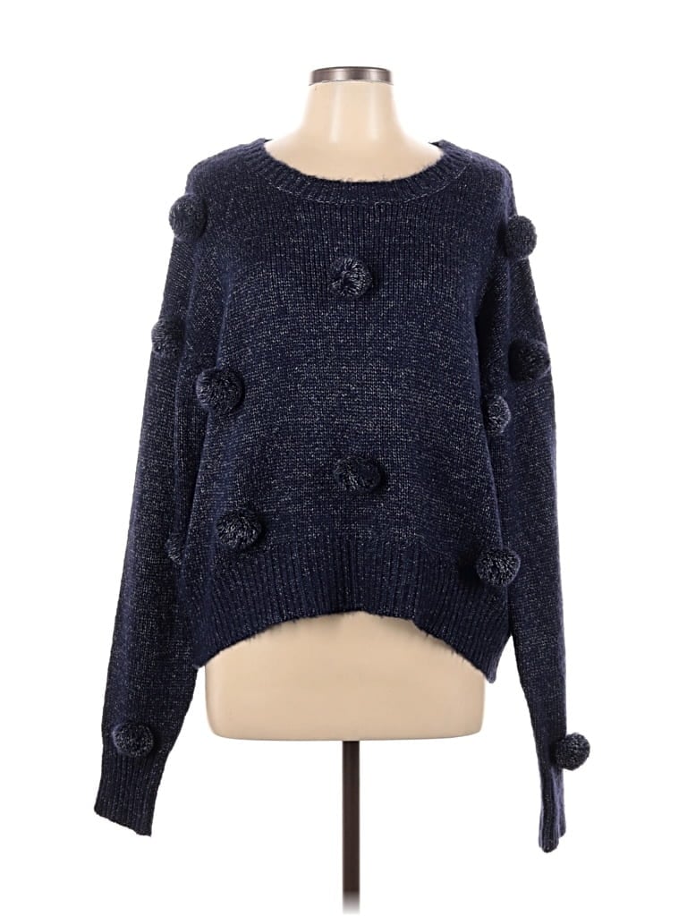 Pre-owned Haute Rogue Pullover Sweater In Blue