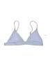 Shein Chevron-herringbone Blue Swimsuit Top Size L - photo 1