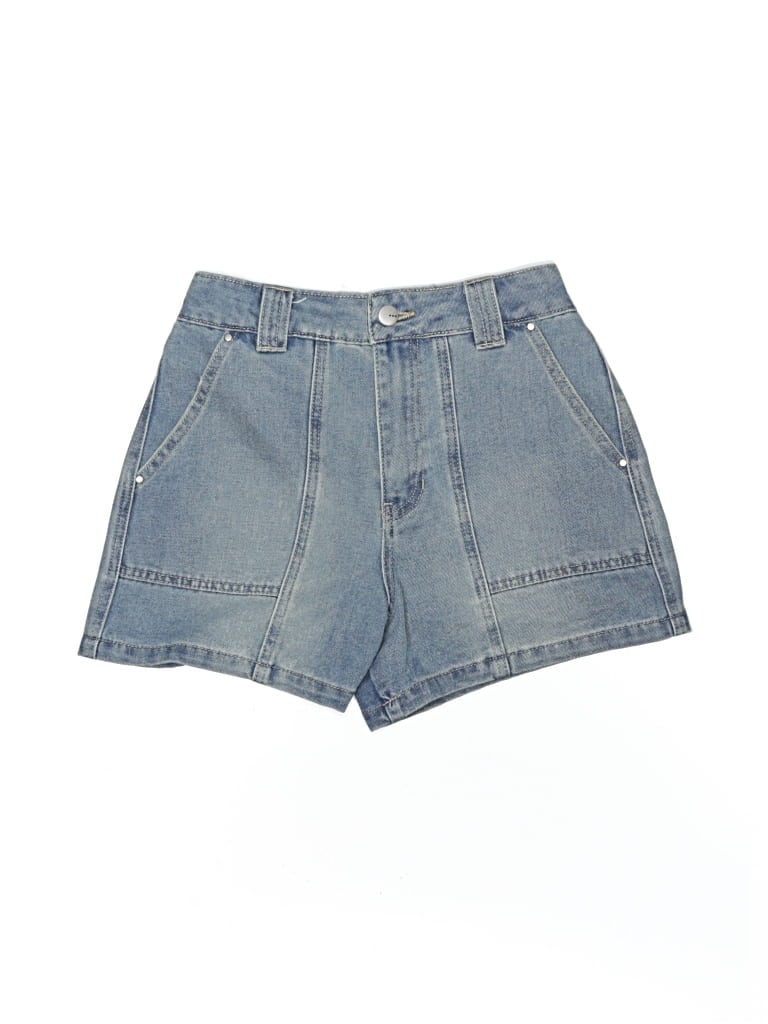 Francesca's Denim Shorts In Blue