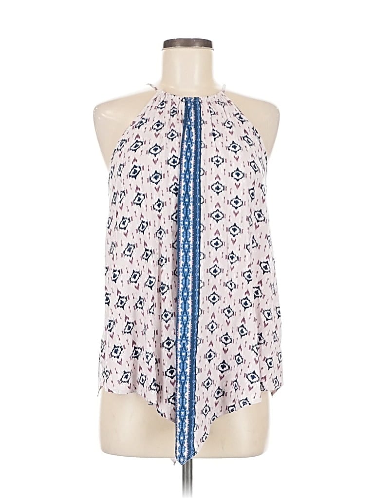 Pre-owned Maurices Sleeveless Blouse In White