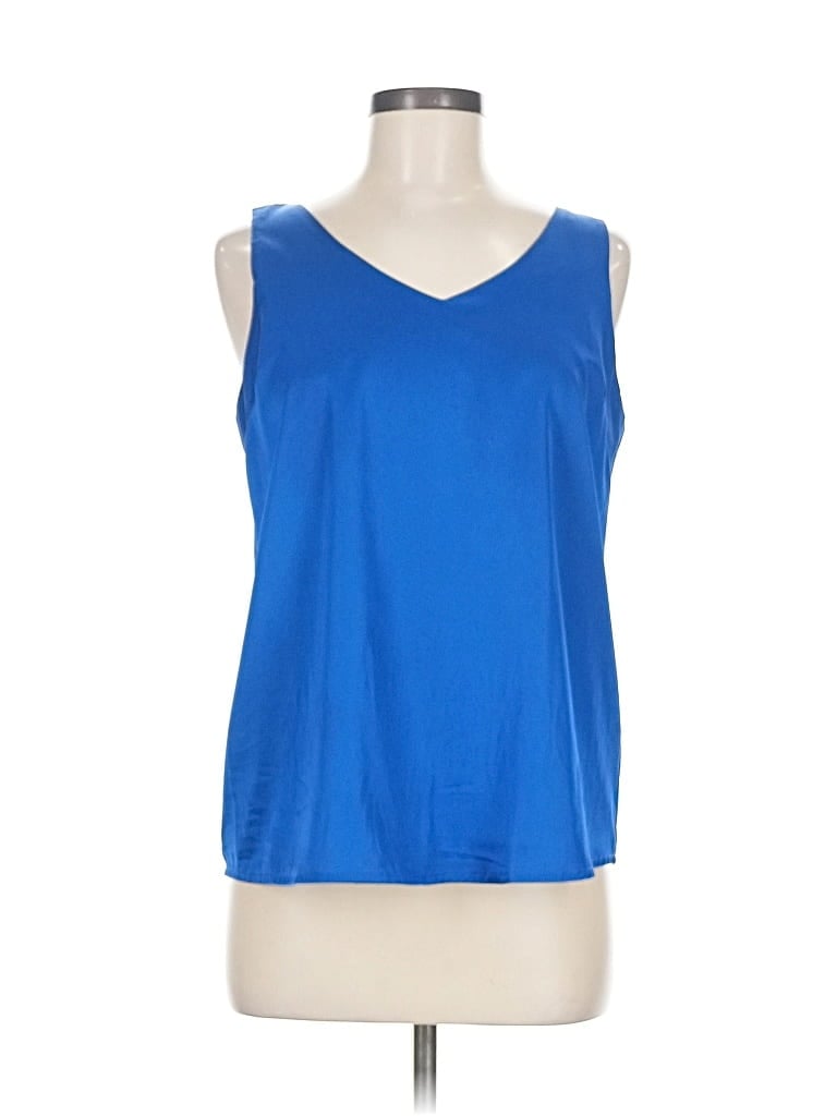Pre-owned Ekouaer Sleeveless Blouse In Blue