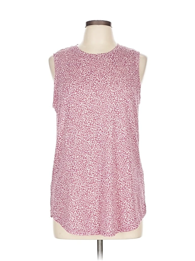 Pre-owned Athleta Sleeveless T-shirt In Pink