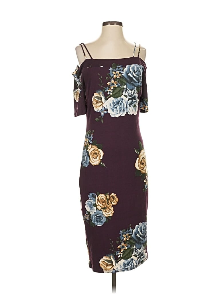 HAUTE MONDE Pre-owned Cocktail Dress In Burgundy