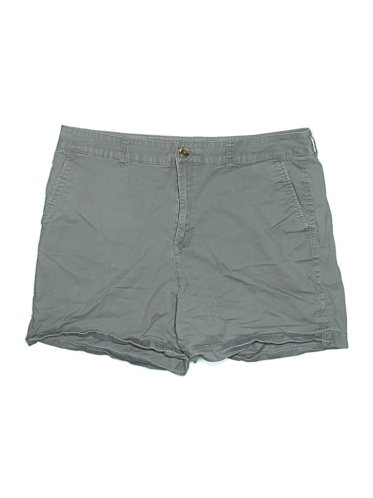 Pre-owned Old Navy Khaki Shorts In Gray