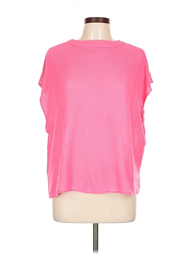 SHEIN Pre-owned Cardigan Sweater In Pink