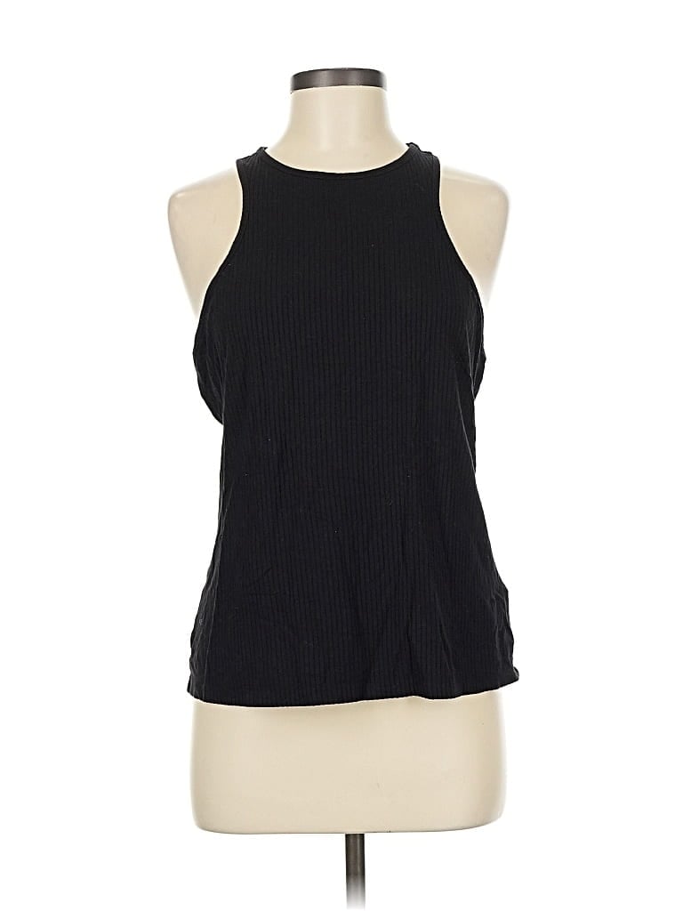Pre-owned H&m Tank Top Black Halter Neckline Tops