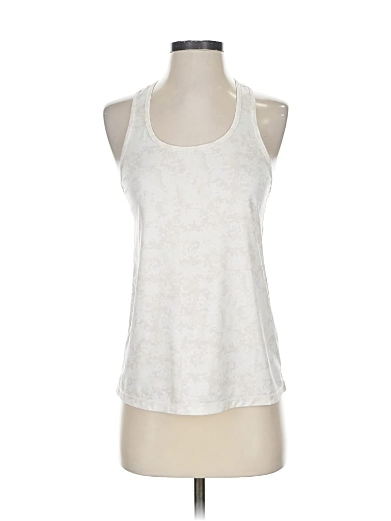 Click to view more detailed imagery on our partner's website Pre-owned Fabletics Tank Top White Halter Neckline Tops