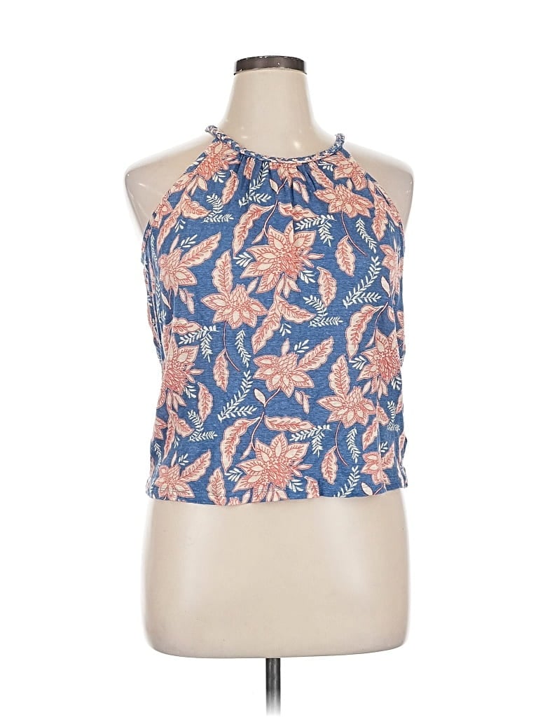 Pre-owned Rachel Zoe Sleeveless Blouse In Blue
