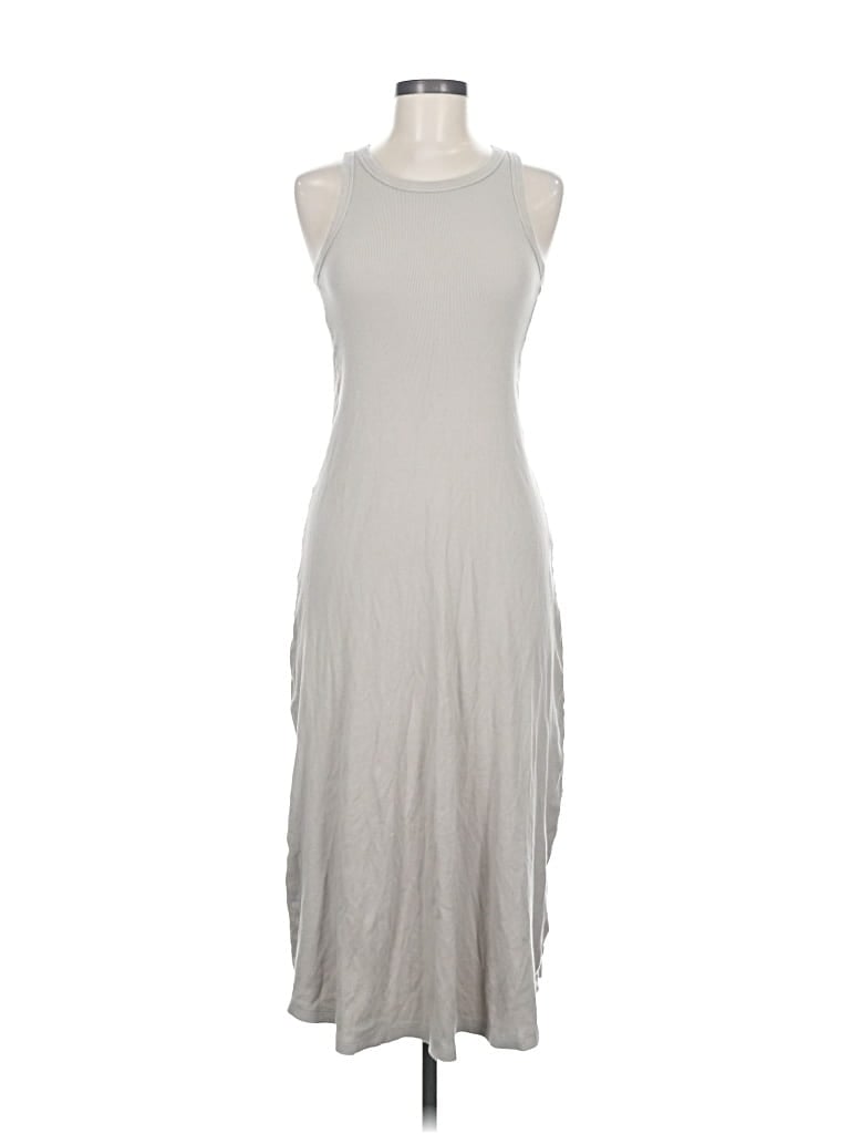 Pre-owned Ayr Casual Dress In Gray